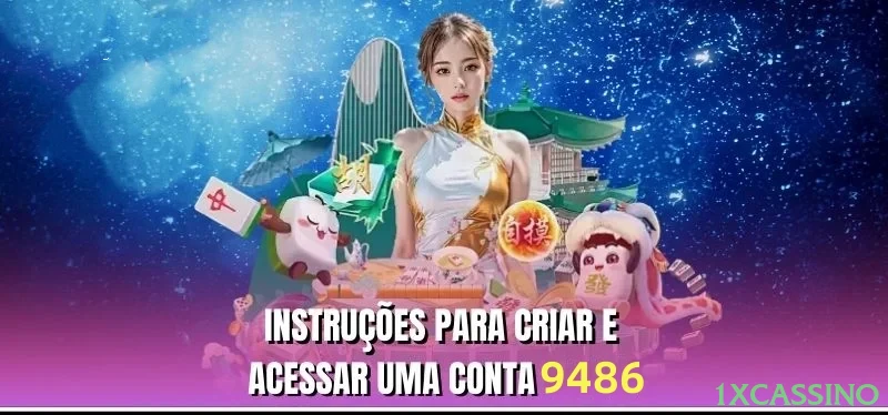 Imagem promocional do login da 1xcassino